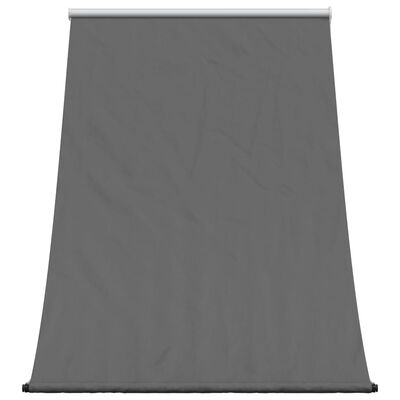 vidaXL Toldo retráctil de tela y acero gris antracita 100x150 cm