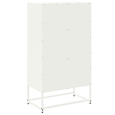 vidaXL Mueble para TV de acero amarillo mostaza 100,5x39x60,5 cm