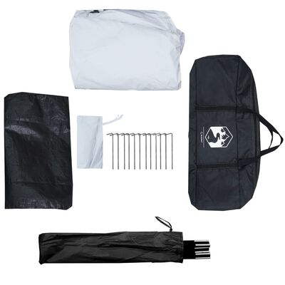 vidaXL Tienda familiar tipi 6 personas tela opaca impermeable blanca