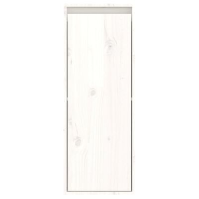 vidaXL Muebles para TV 2 piezas madera maciza de pino blanco