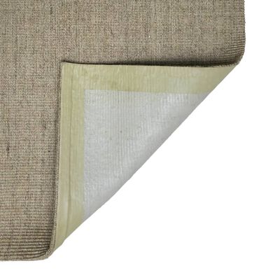 vidaXL Alfombra de sisal para rascador gris taupe 66x350 cm