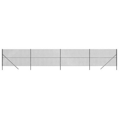 vidaXL Cerca de alambre gris antracita 2x10 m