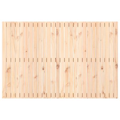 vidaXL Cabecero de cama de pared madera maciza de pino 166x3x110 cm