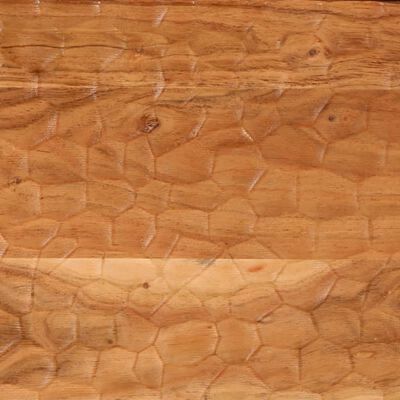 vidaXL Mesita de noche de madera maciza de acacia 40x33x46 cm