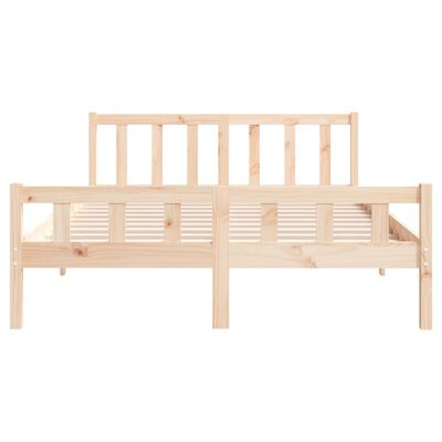 vidaXL Estructura de cama sin colchón madera maciza 120x200 cm