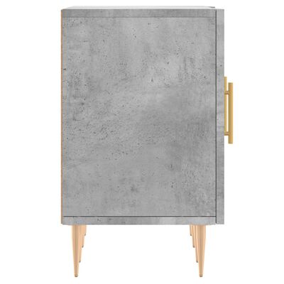 vidaXL Mueble de TV madera de ingeniería gris hormigón 150x30x50 cm