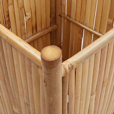 vidaXL Jardinera de bambú 40x40x80 cm