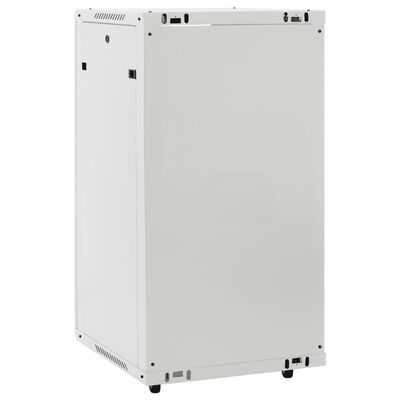 vidaXL Rack de servidores 22U 19" IP20 gris 60x60x120 cm