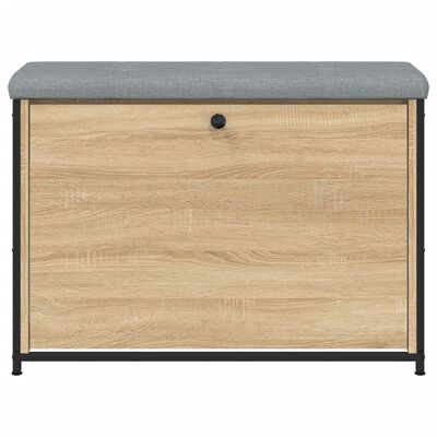 vidaXL Banco zapatero con cajón abatible roble Sonoma 82x32x56 cm