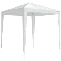 vidaXL Carpa de celebraciones blanca 2x2 m