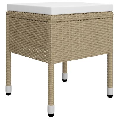 vidaXL Juego de comedor de jardín de 5 piezas beige