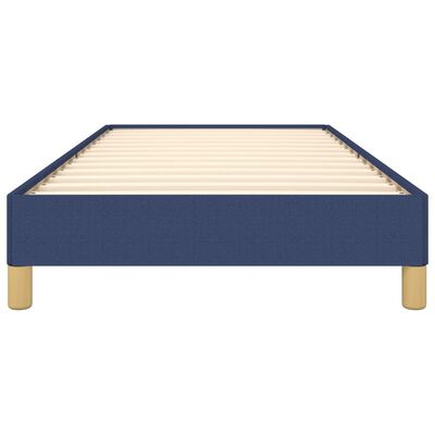 vidaXL Estructura de cama sin colchón tela azul 90x190 cm