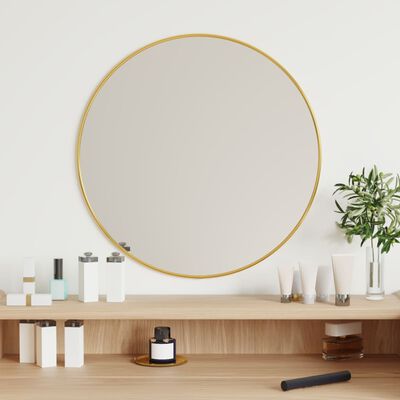 vidaXL Espejo de pared estilo barroco dorado 100x50 cm