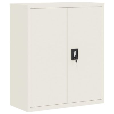 vidaXL Armario archivador de acero blanco 90x40x105 cm