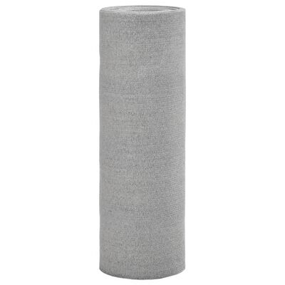 vidaXL Red de privacidad HDPE gris claro 1,5x25 m 150 g/m²