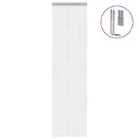 vidaXL Mosquitera de cadena para puerta aluminio 56x186 cm