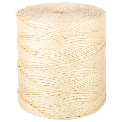 vidaXL Cuerda 100% sisal 2 mm 3000 m