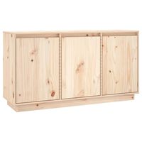 vidaXL Aparador de madera maciza de pino 111x34x60 cm