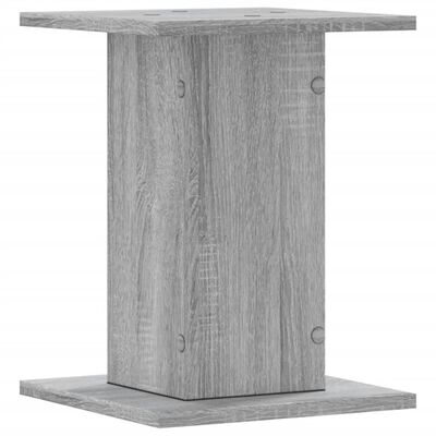 vidaXL Soportes para plantas 2 uds madera gris Sonoma 30x30x40 cm