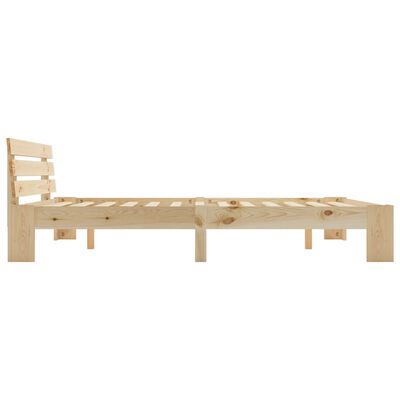 vidaXL Estructura de cama sin colchón madera maciza de pino 180x200 cm