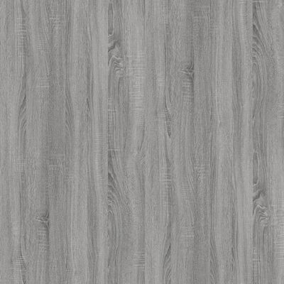 vidaXL Mesita de noche madera contrachapada gris Sonoma 50x46x50 cm