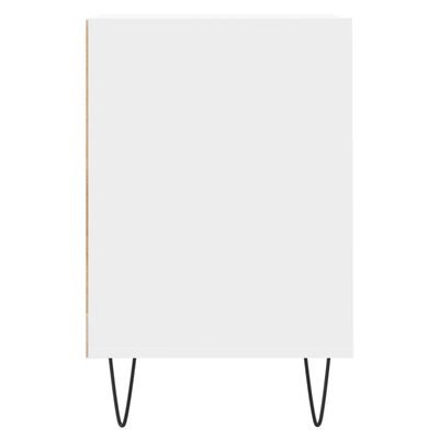 vidaXL Mueble para TV madera contrachapada blanco 100x35x55 cm