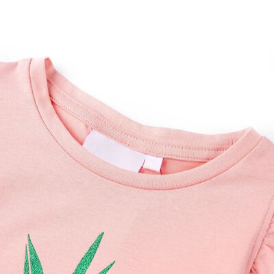 Camiseta infantil rosa 116