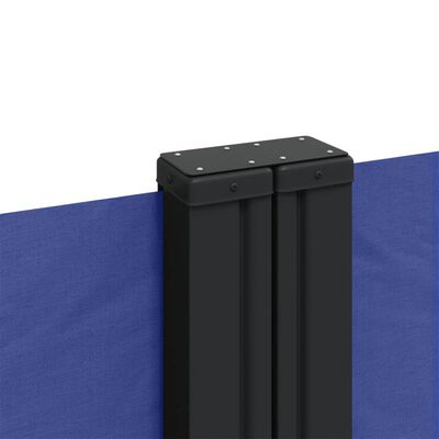 vidaXL Toldo lateral retráctil azul 200x1200 cm