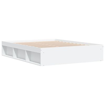 vidaXL Estructura de cama blanca 150x200 cm