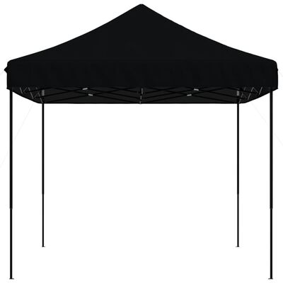 vidaXL Tienda de fiesta plegable Pop-Up negra 410x279x315 cm