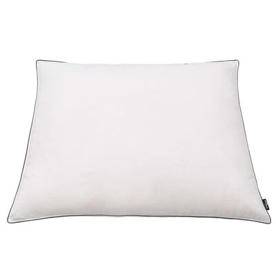 vidaXL Almohadas 2 uds relleno plumón/plumas 80x80 cm blanco