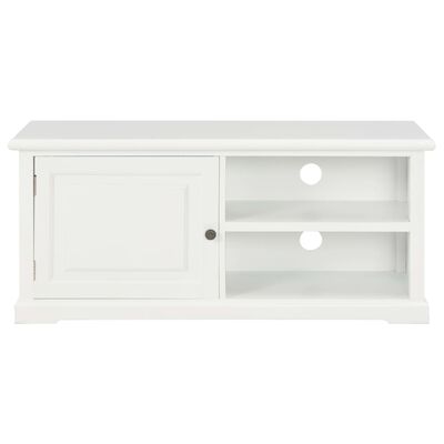 vidaXL Mueble para TV de madera blanco 90x30x40 cm