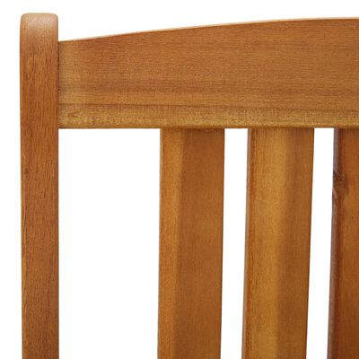 vidaXL Juego de comedor de jardín 7 piezas madera maciza de acacia