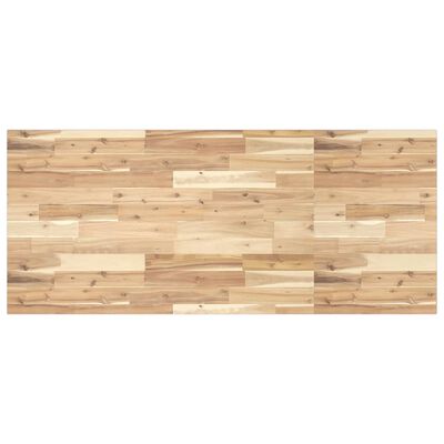 vidaXL Encimera tocador de baño madera acacia sin tratar 140x60x2 cm