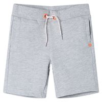 Pantalón corto infantil con cordón gris 92