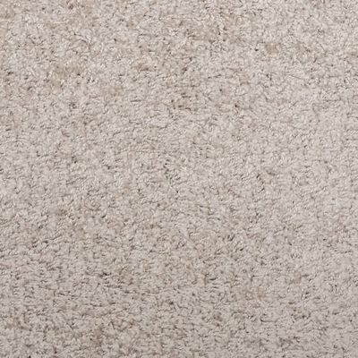 vidaXL Alfombra peluda de pelo largo moderna PAMPLONA beige 160x230 cm