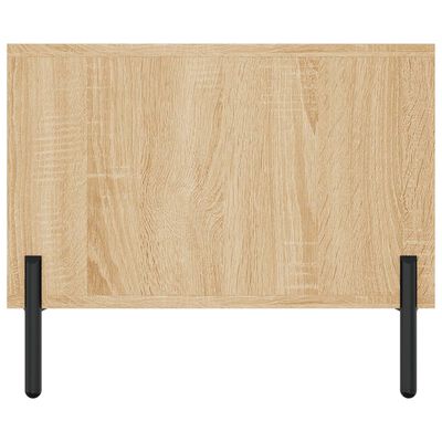 vidaXL Mesa de centro madera contrachapada roble Sonoma 102x50x40 cm