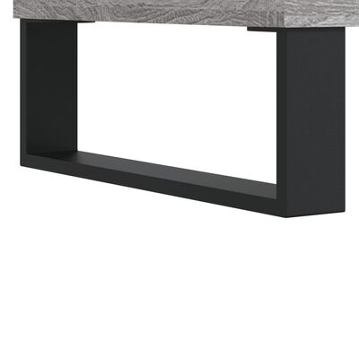 vidaXL Mesa de centro madera de ingeniería gris Sonoma 50x46x35 cm