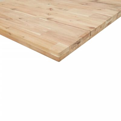 vidaXL Estantes flotantes 2 uds madera acacia sin tratar 60x30x4 cm