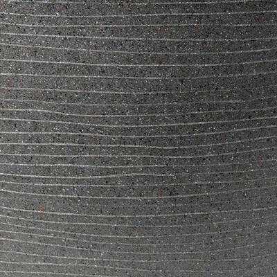 Capi Macetero con forma cónica Arc Granite bajo gris antracita 60x48cm