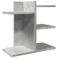 vidaXL Organizador escritorio madera ingeniería hormigón 42x21,5x42 cm