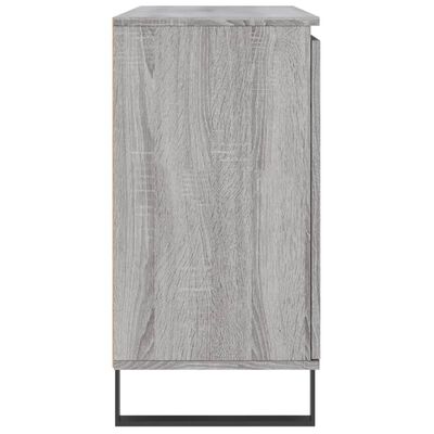 vidaXL Aparador de madera de ingeniería gris Sonoma 104x35x70 cm