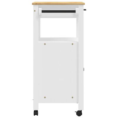 vidaXL Carrito de cocina MONZA madera maciza de pino 60x40x90 cm