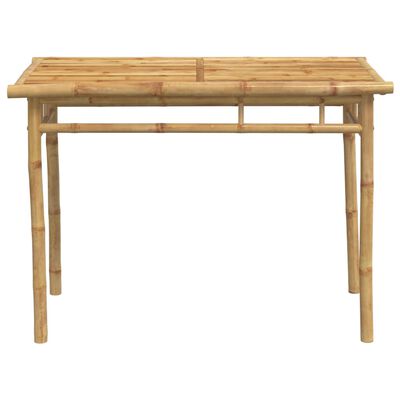 vidaXL Mesa de comedor de jardín bambú 110x55x75 cm