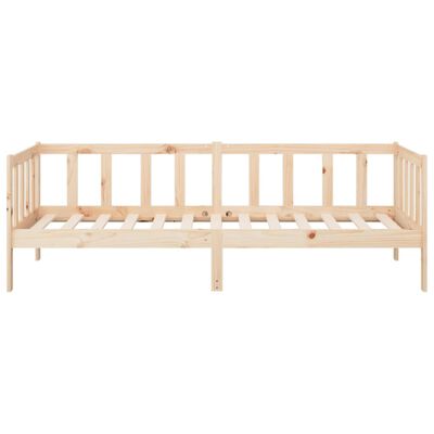 vidaXL Sofá cama sin colchón madera maciza de pino 90x190 cm