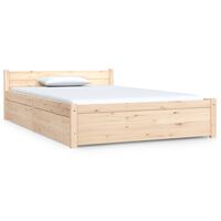 vidaXL Estructura de cama con cajones 120x190 cm