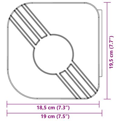 vidaXL Toldo retráctil aluminio y tela azul y blanco 5x3 m