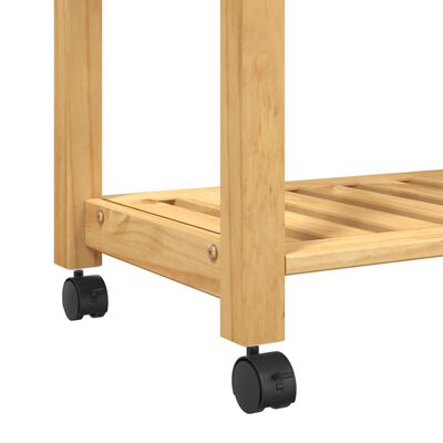 vidaXL Carrito de cocina MONZA madera maciza de pino 60x40x90 cm