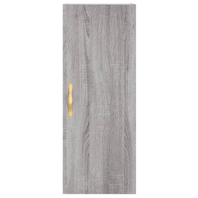 vidaXL Armario de pared gris Sonoma 34,5x34x90 cm