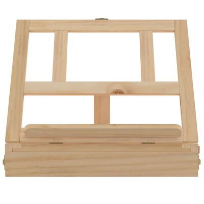 vidaXL Caballete de sobremesa con cajón madera de pino 33,5x25,5x7cm